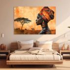 Tableau africain femme