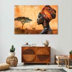 Tableau africain femme