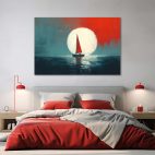Tableau bateau peinture