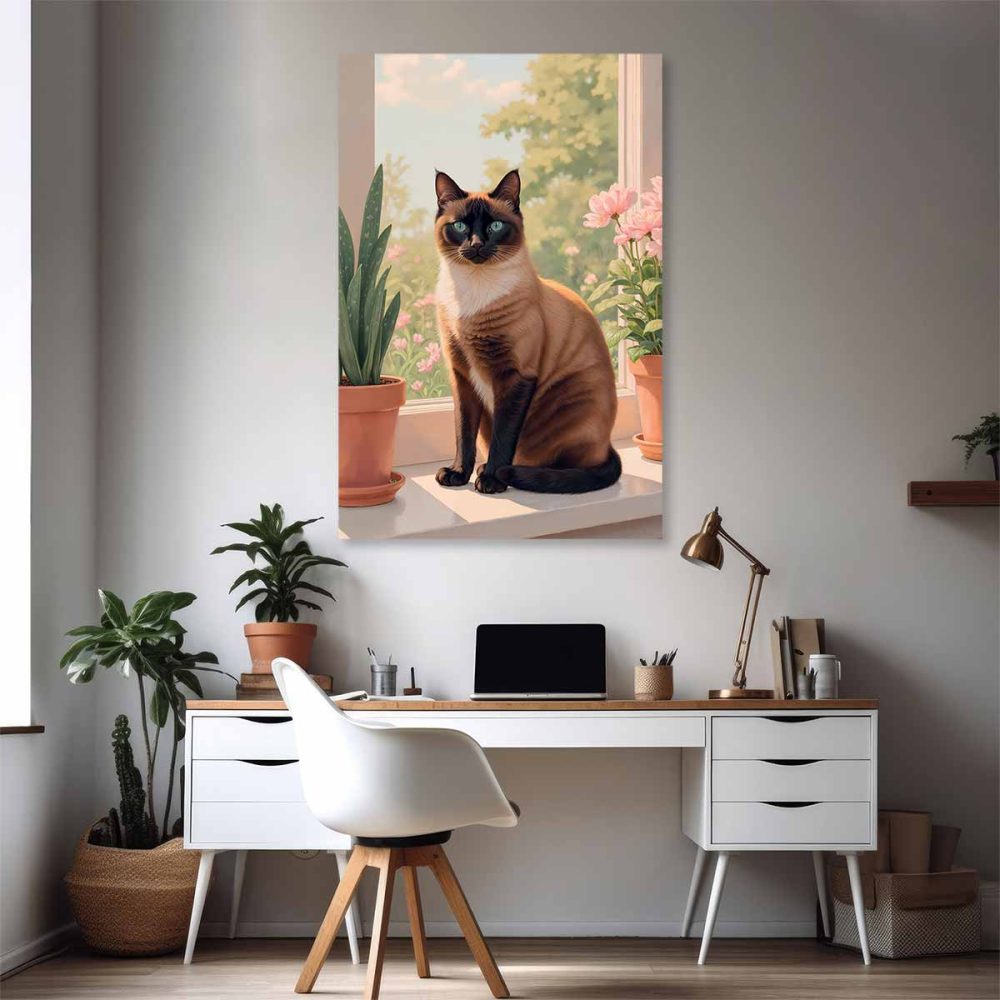 Tableau chat couleur Tableau chat couleur