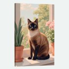 Tableau chat couleur
