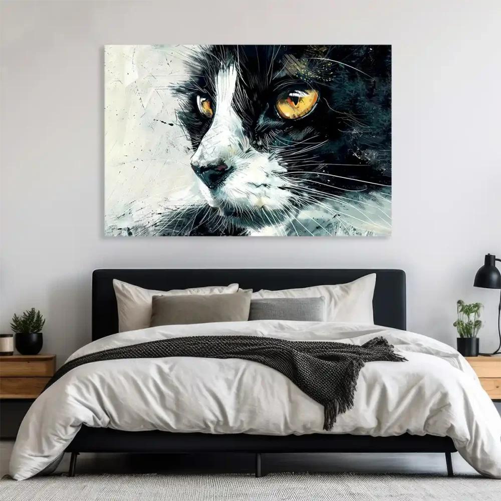 Tableau chat peinture Tableau chat peinture