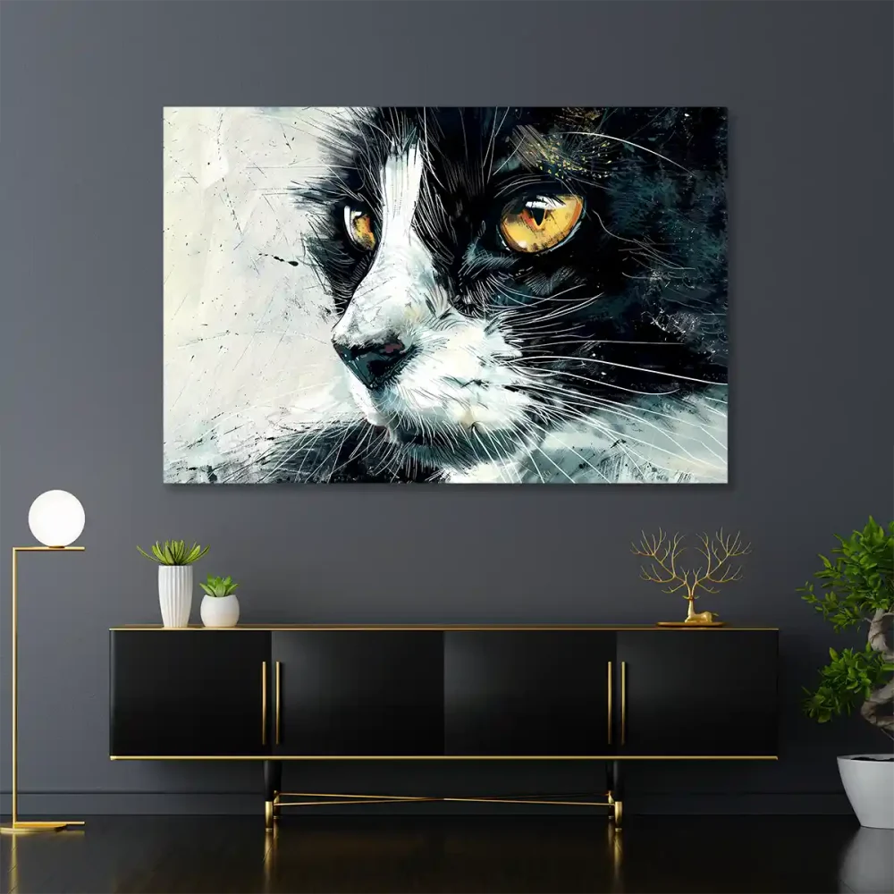 Tableau chat peinture Tableau chat peinture