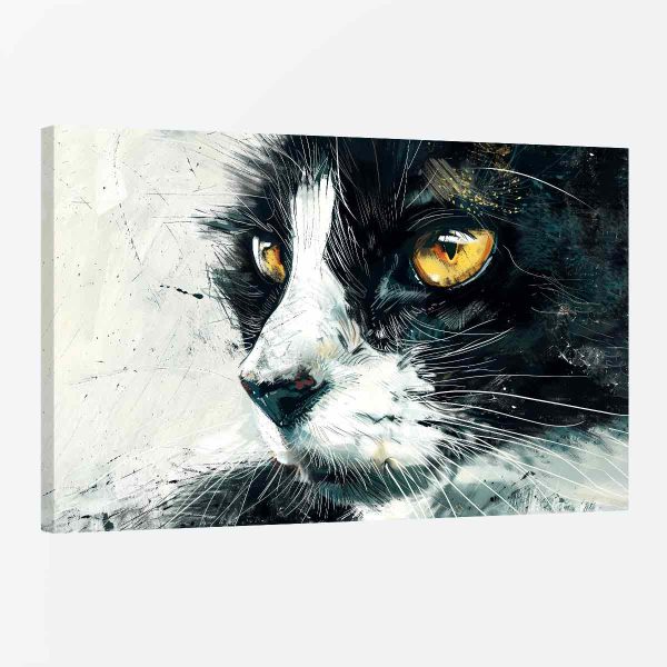 Tableau chat peinture