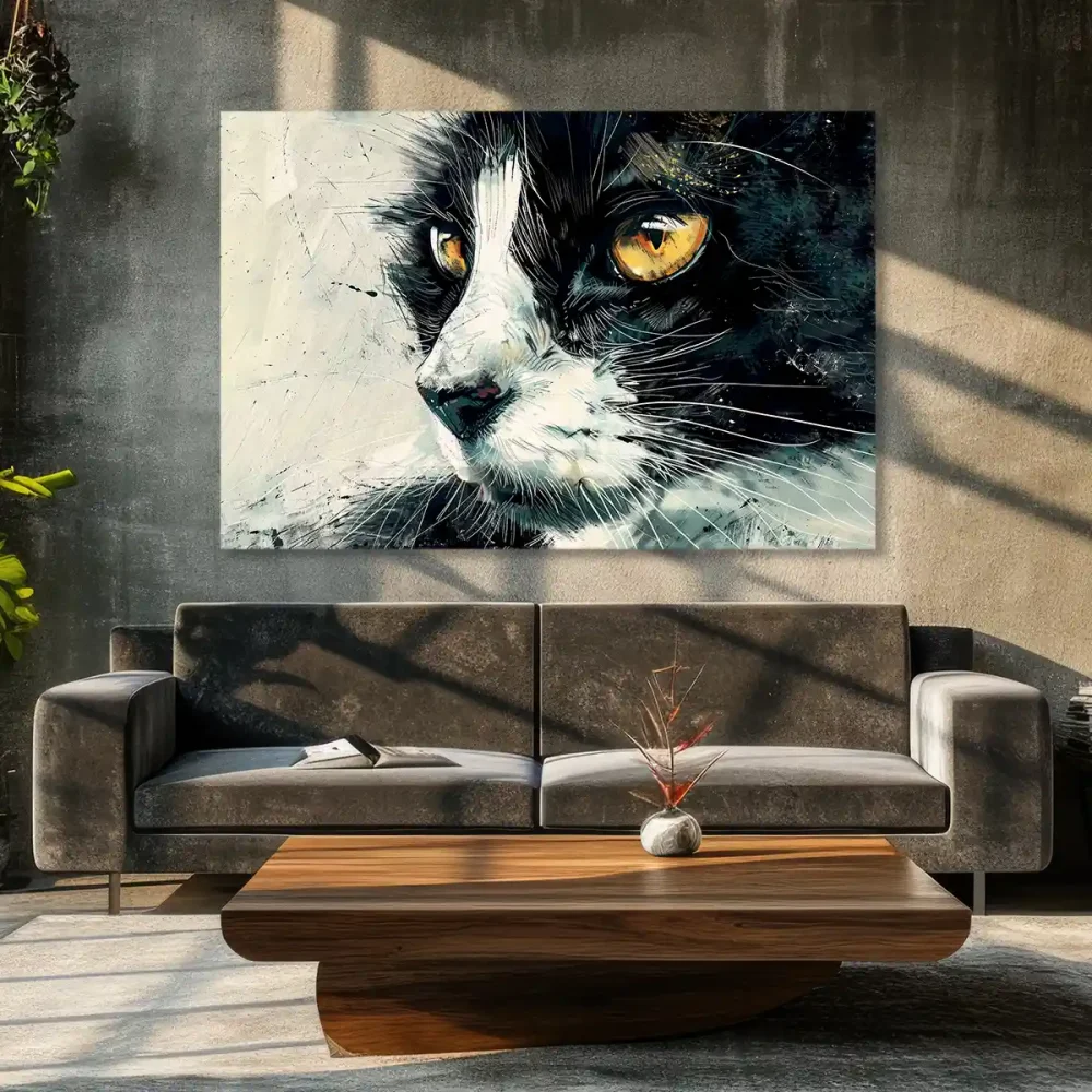 Tableau chat peinture Tableau chat peinture