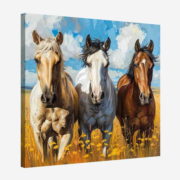 Tableau cheval-peinture murale Tableau cheval-peinture murale