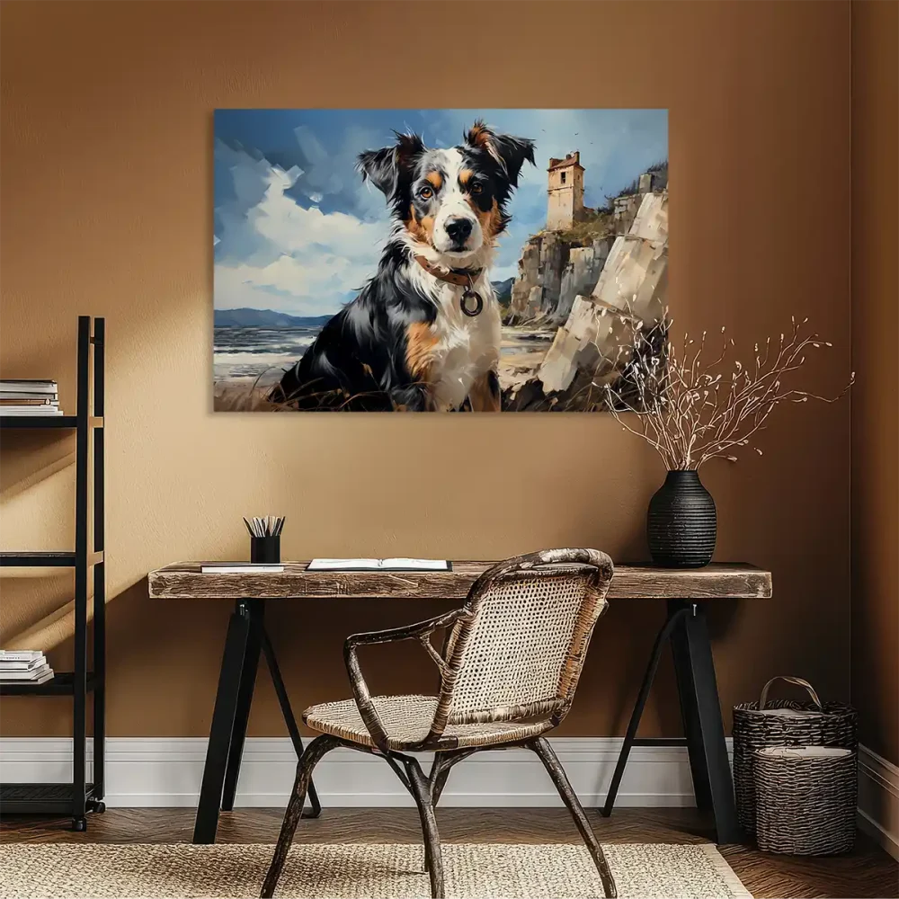 Tableau chien-berger australien Tableau chien-berger australien