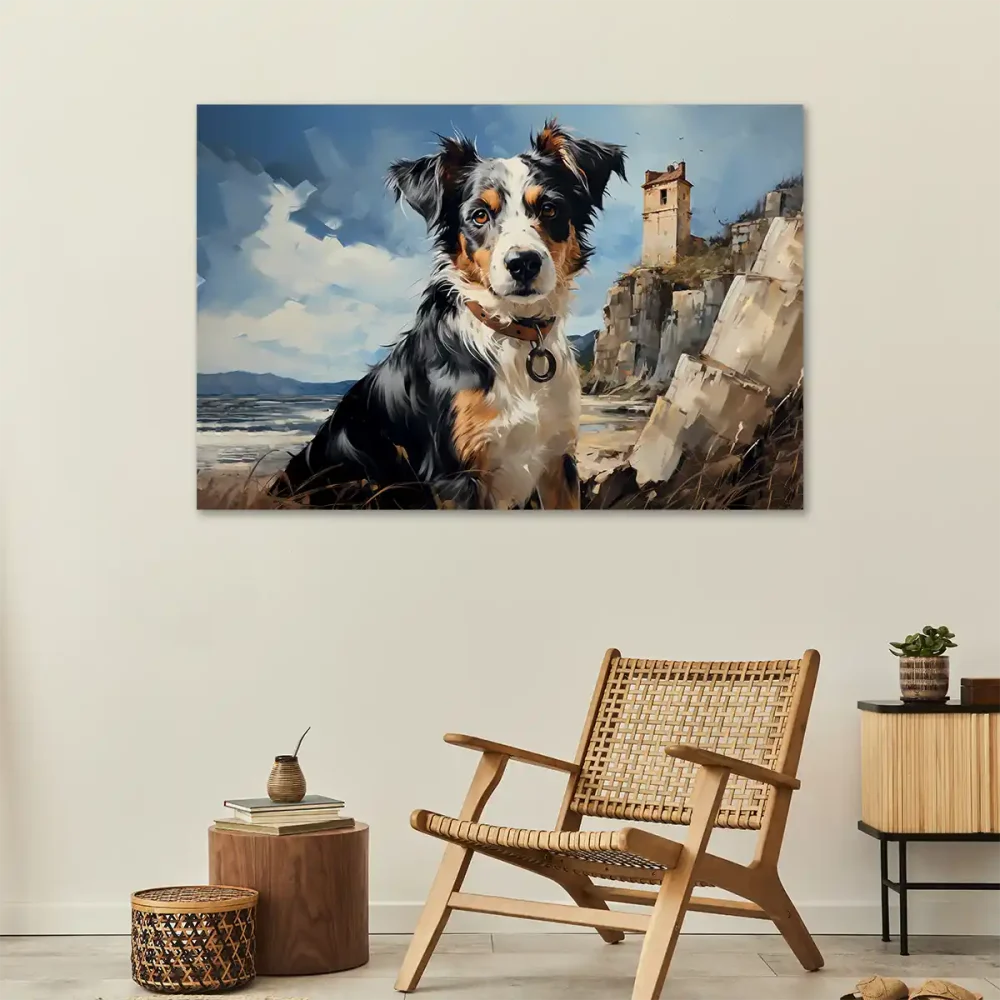 Tableau chien-berger australien Tableau chien-berger australien