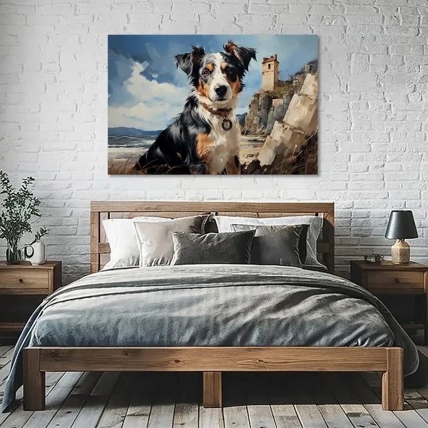 Tableau chien-berger australien