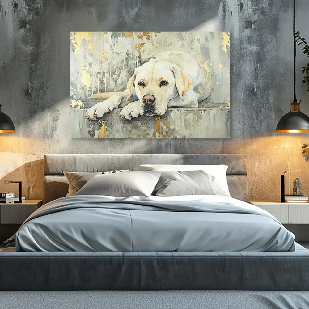 Tableau chien labrador Tableau chien labrador