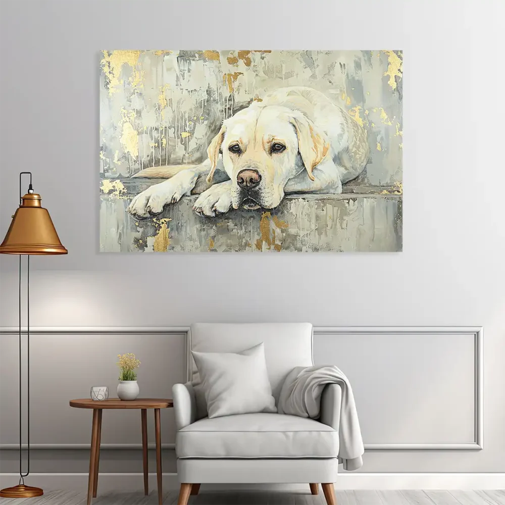 Tableau chien labrador Tableau chien labrador