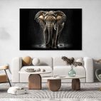 Tableau éléphant-afrique