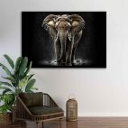Tableau éléphant-afrique