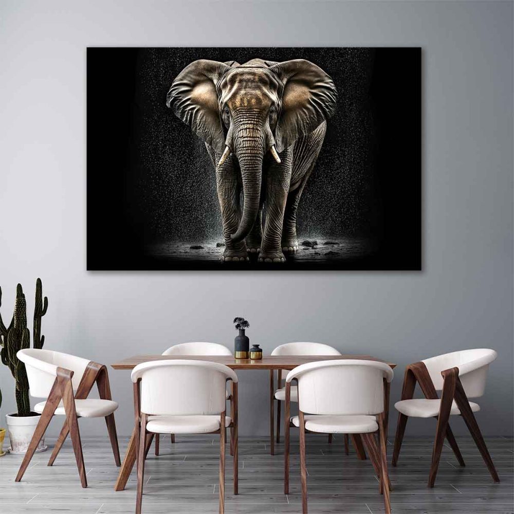 Tableau éléphant-afrique Tableau éléphant-afrique