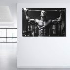 Tableau fitness noir et blanc