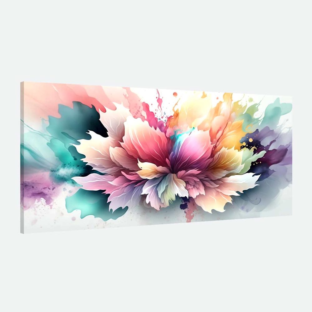 Tableau fleur-abstraction Tableau fleur-abstraction