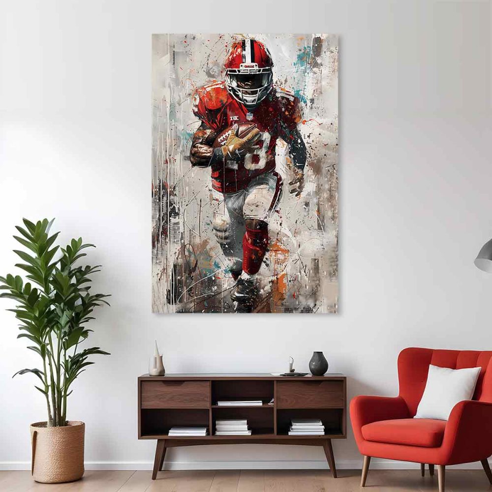 Tableau football americain salon Tableau football americain salon