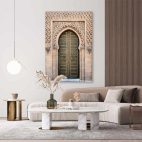 Tableau oriental-porte mosquée