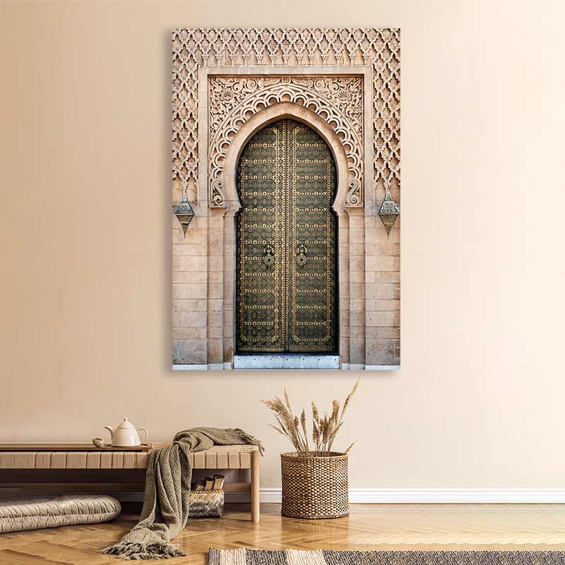 Tableau oriental-porte mosquée Tableau oriental-porte mosquée