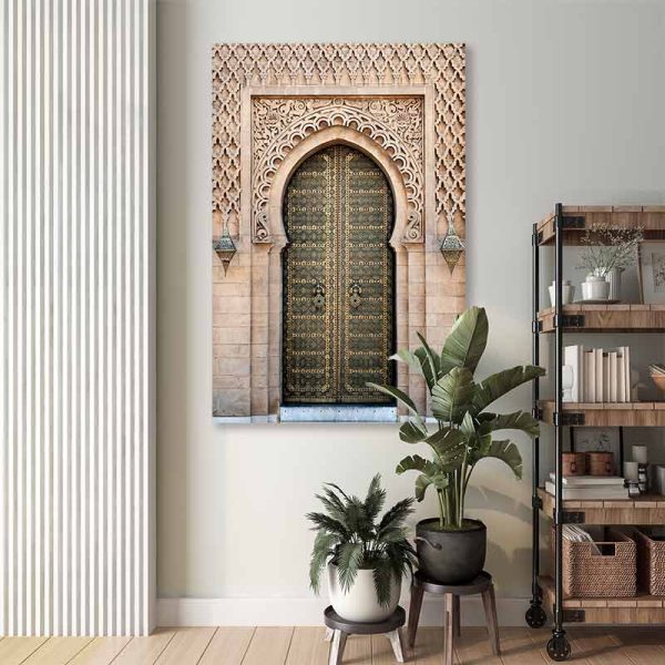 Tableau oriental-porte mosquée