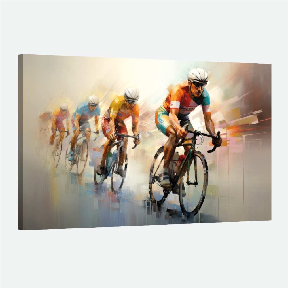 Tableau vélo peloton course Tableau vélo peloton course