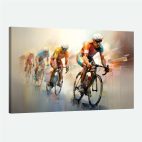 Tableau vélo peloton course