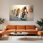Tableau vélo peloton course