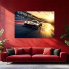 Tableau voiture de course