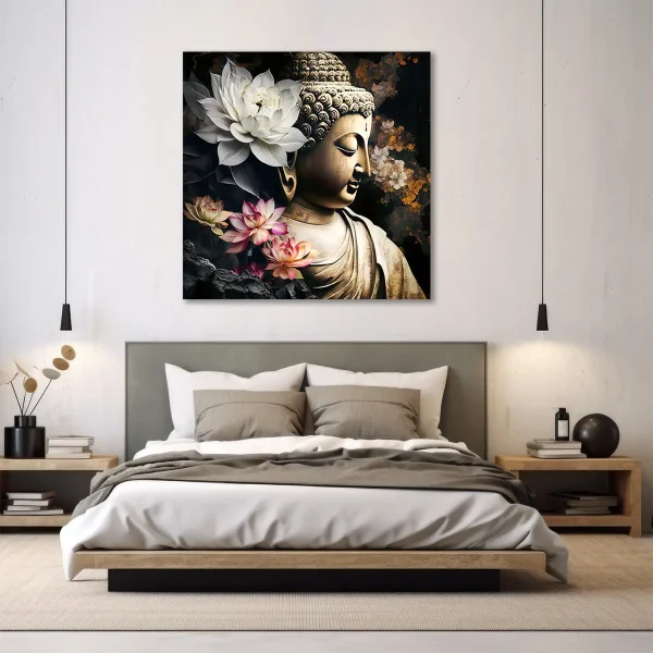 Tableau zen bouddha salon