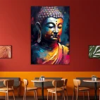 Tableau zen mural couleur