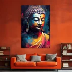 Tableau zen mural couleur
