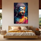 Tableau zen mural couleur