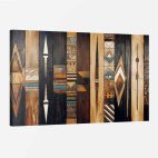 Tableau africain geometrique