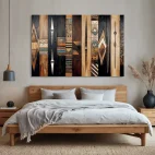 Tableau africain geometrique