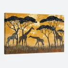 Tableau africain girafes