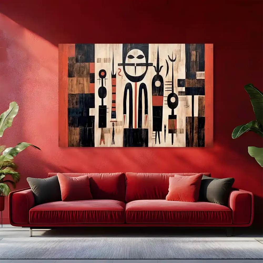 Tableau africain moderne Tableau africain moderne