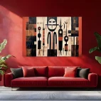 Tableau africain moderne