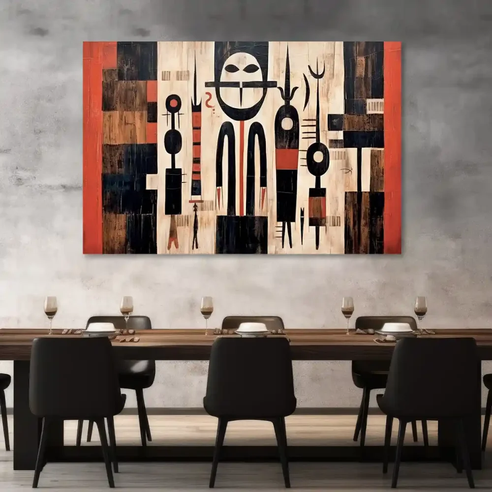 Tableau africain moderne Tableau africain moderne