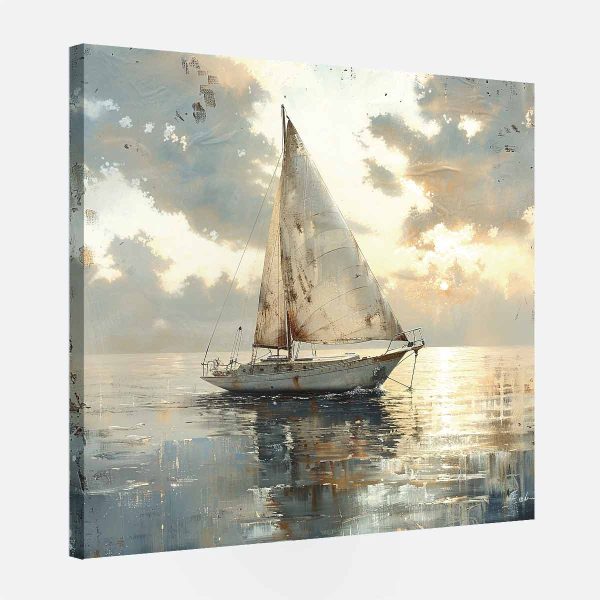 Tableau bateau voilier moderne