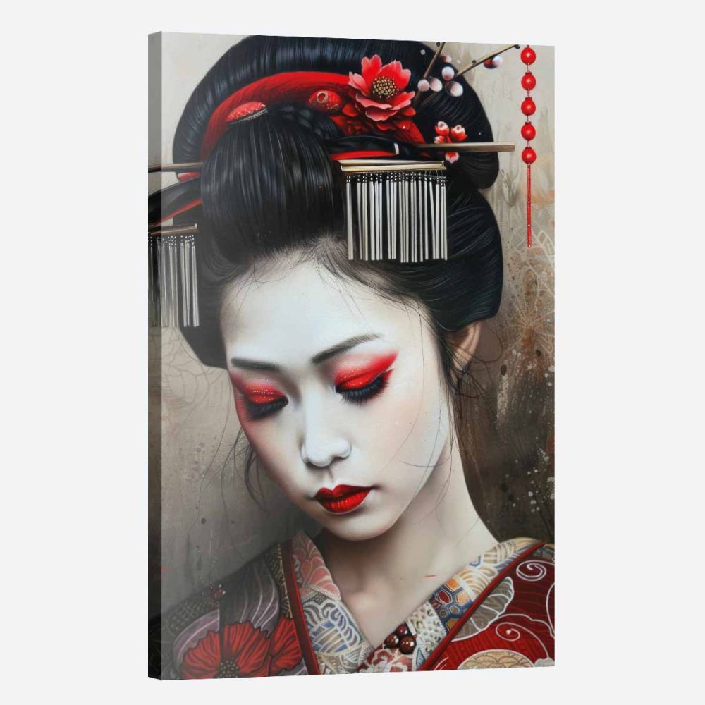 Tableau japonais geisha Tableau japonais geisha