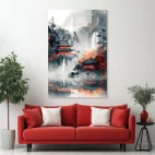Tableau japonais paysage