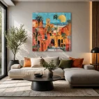 Tableau maroc peinture