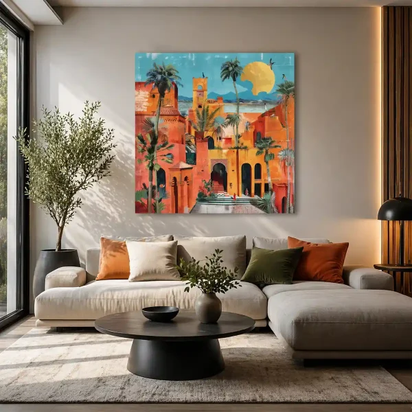 Tableau maroc peinture
