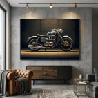 Tableau moto biker vintage
