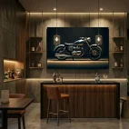 Tableau moto biker vintage