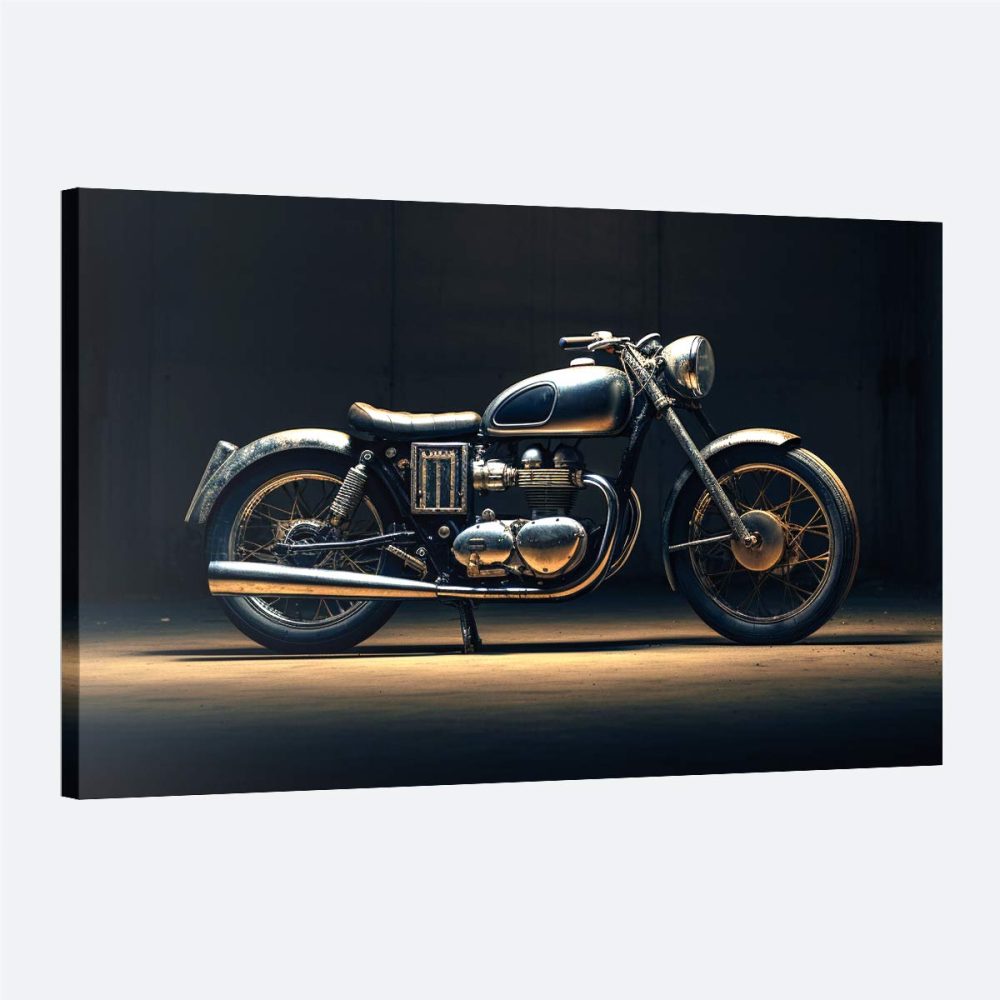 Tableau moto biker vintage Tableau moto biker vintage