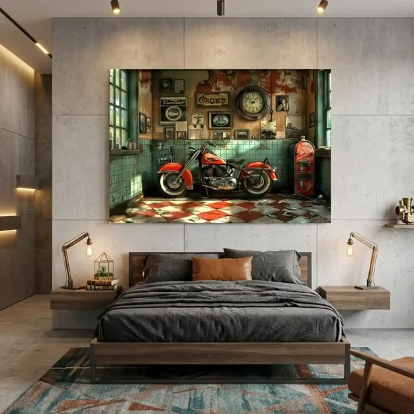Tableau moto Harley