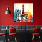 Tableau paris pop art
