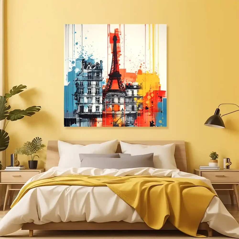 Tableau paris pop art Tableau paris pop art