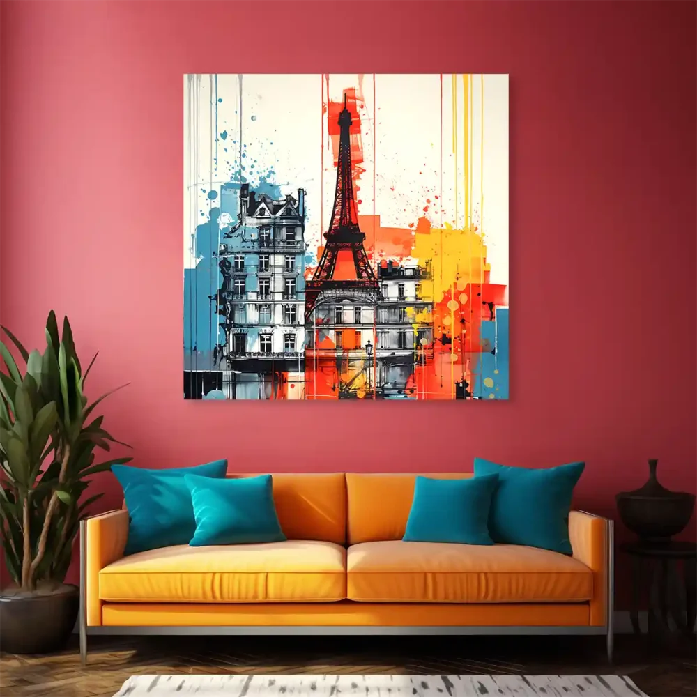 Tableau paris pop art Tableau paris pop art